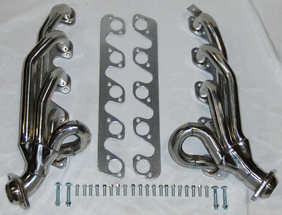 Stainless 8.0L V10 Shorty Exhaust Headers for 1996-02 Mopar Dodge Ram 2500 3500