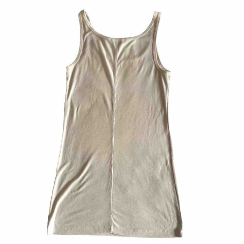 CAbi Essential Tank Top Cami Ribbed Beige Ivory Womens S Small Longer Length EUC - Picture 4 of 6