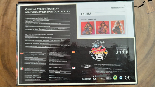 ULTRA RARE AKUMA - Street Fighter 2 15th anniversary controller PS1/PS2 SEALED - Bild 6 von 6
