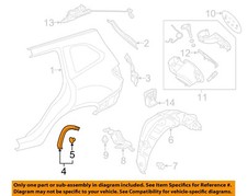 Subaru Oem 19-25 Forester Quarter Panel Components-weatherstrip 63526sj010
