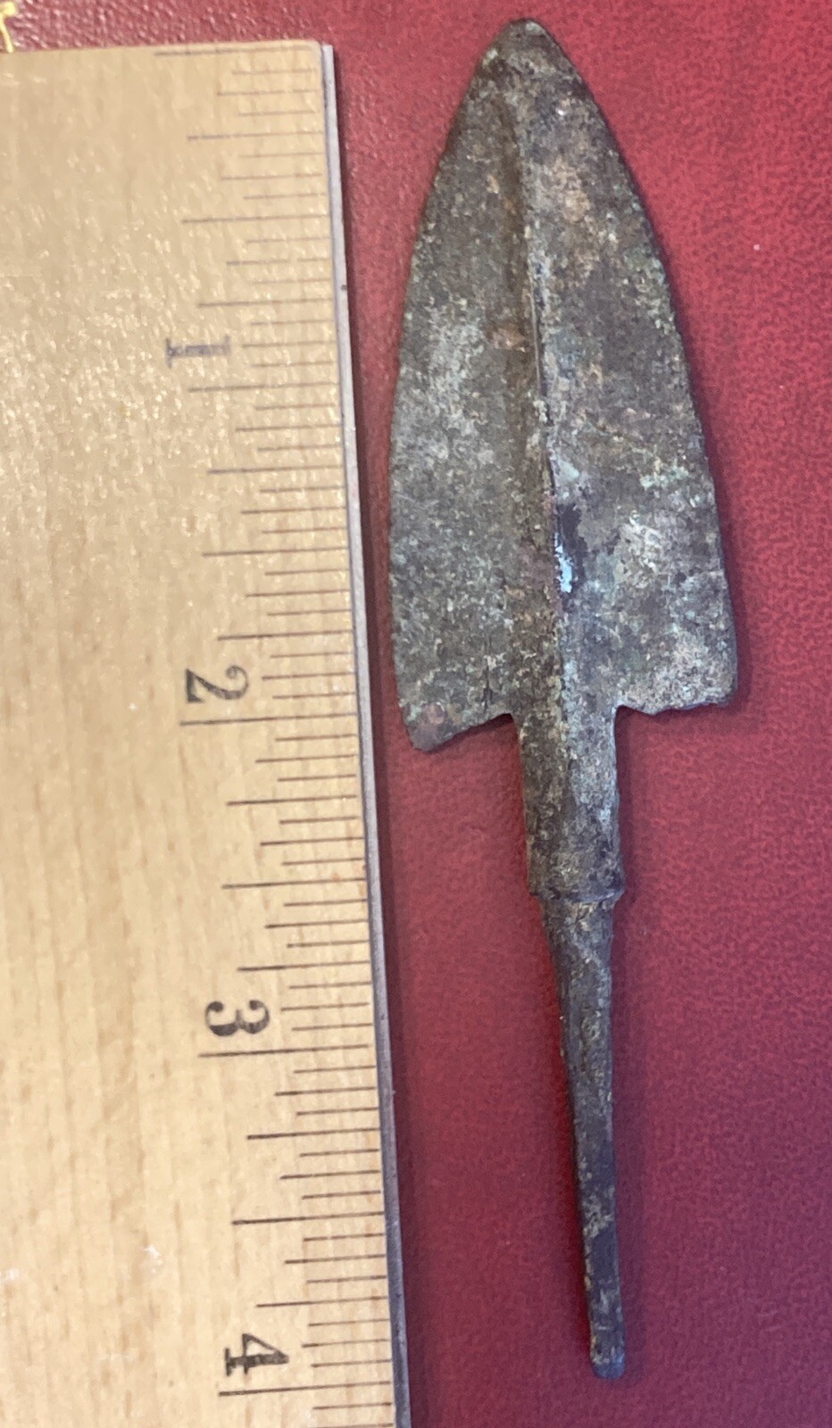 Ancient 4" Bronze Age Lance/Spear Point from Amlash 15th To 8th Cent. B.C.