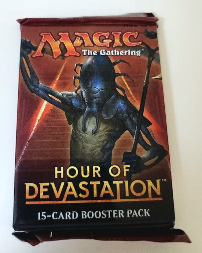 MTG - Magic the Gathering:Hour Of Devastation 15-Card Booster Pack Sealed MTG - Magic the Gathering:Hour Of Devastation 15-Card Booster Pack Sealed