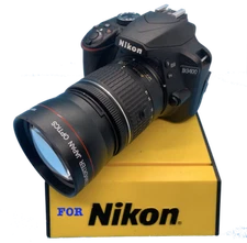PRO 2X ZOOM Telephoto  Lens for Nikon D3200 D3000 D5100 D5000 D5200 D40 D60 D610