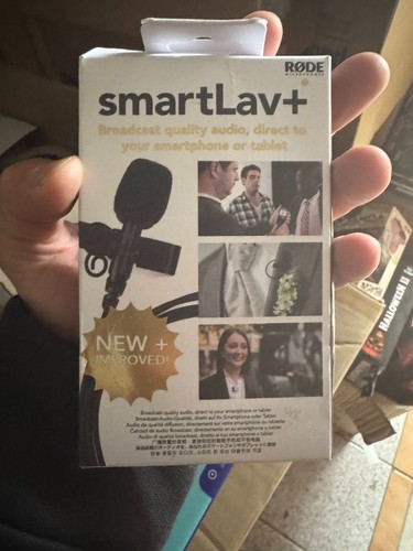 Rode smartLav+ Lavalier Microphone for iPhone and Smartphones (Barely Used)