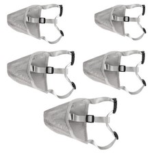 Dog Muzzle Breathable Adjustable Prevent Biting Chewing Pet Mesh Muzzle