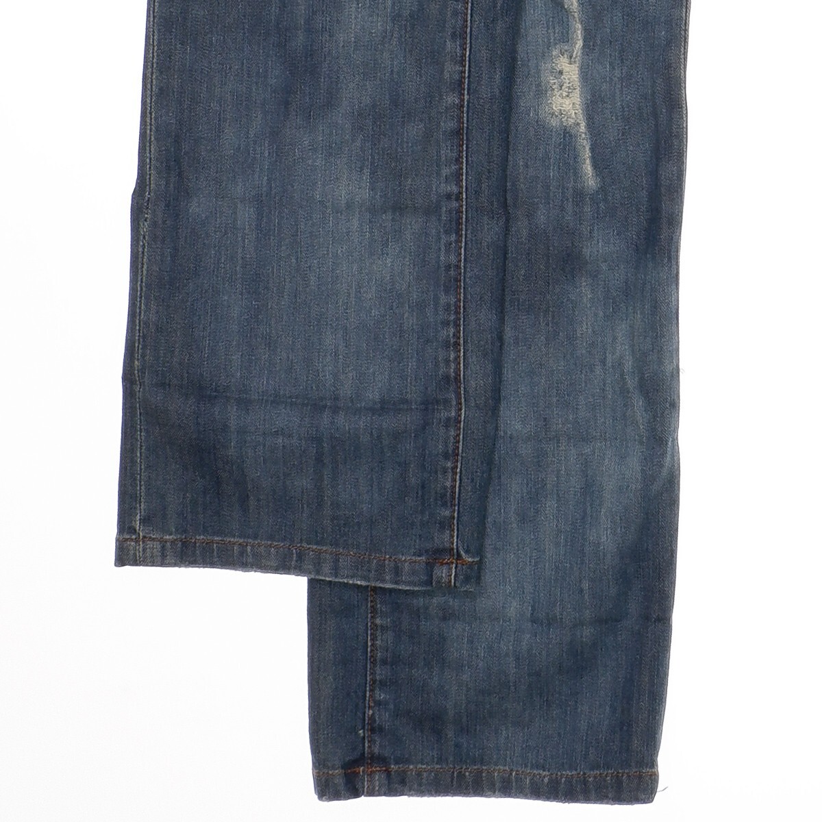 Converse Sheridan Skinny Jeans 32 (37x30.5) Blue Low Waist Distressed Womens thumbnail 6