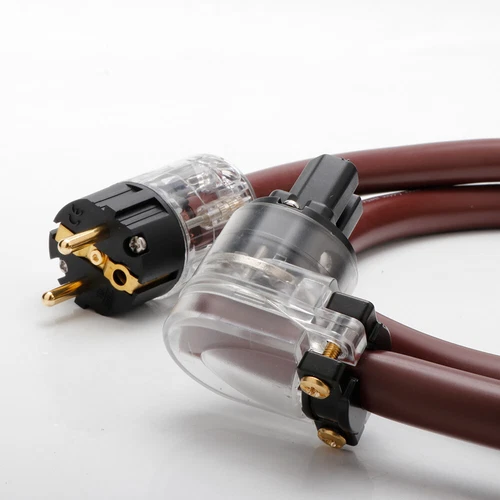 12AWG 4N OFC Audio Power Wire US/EU Version Supply Mains & 90° Female Connector - Picture 8 of 8