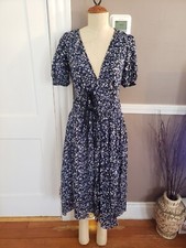 Gorgeous Multicolor Short Sleeve Wrap Dress By Ulla Johnson!! Size 2!!