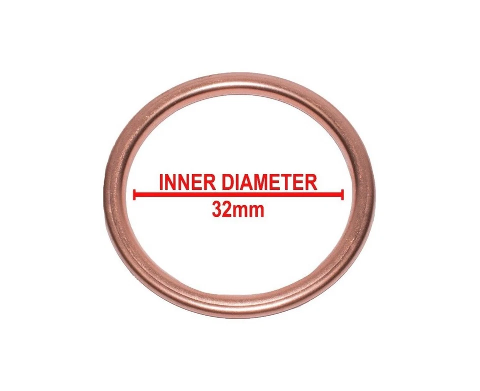 Juego de 4 juntas de cabezal silenciador tubo de escape Kawasaki nuevo K&L 0133-014X4 Foto 4 de 4