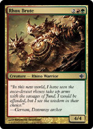 Tarjetas RHOX BRUTE X4 4X Alara Reborn Magic the Gathering DJMagic - Imagen 1 de 1