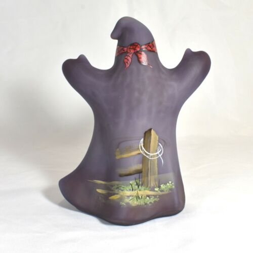 Fenton Gift Shop Fantasma Halloween Temático Occidental Pintado a Mano Edición Limitada - Imagen 2 de 4