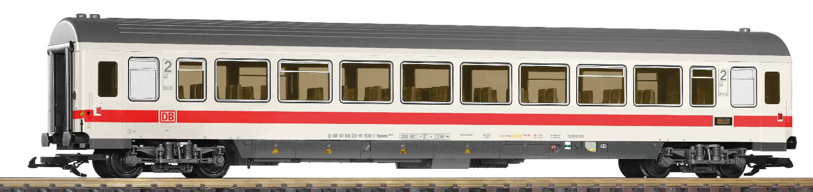 New Spur G PIKO Passenger Car IC 2Nd Class DB AG 37671