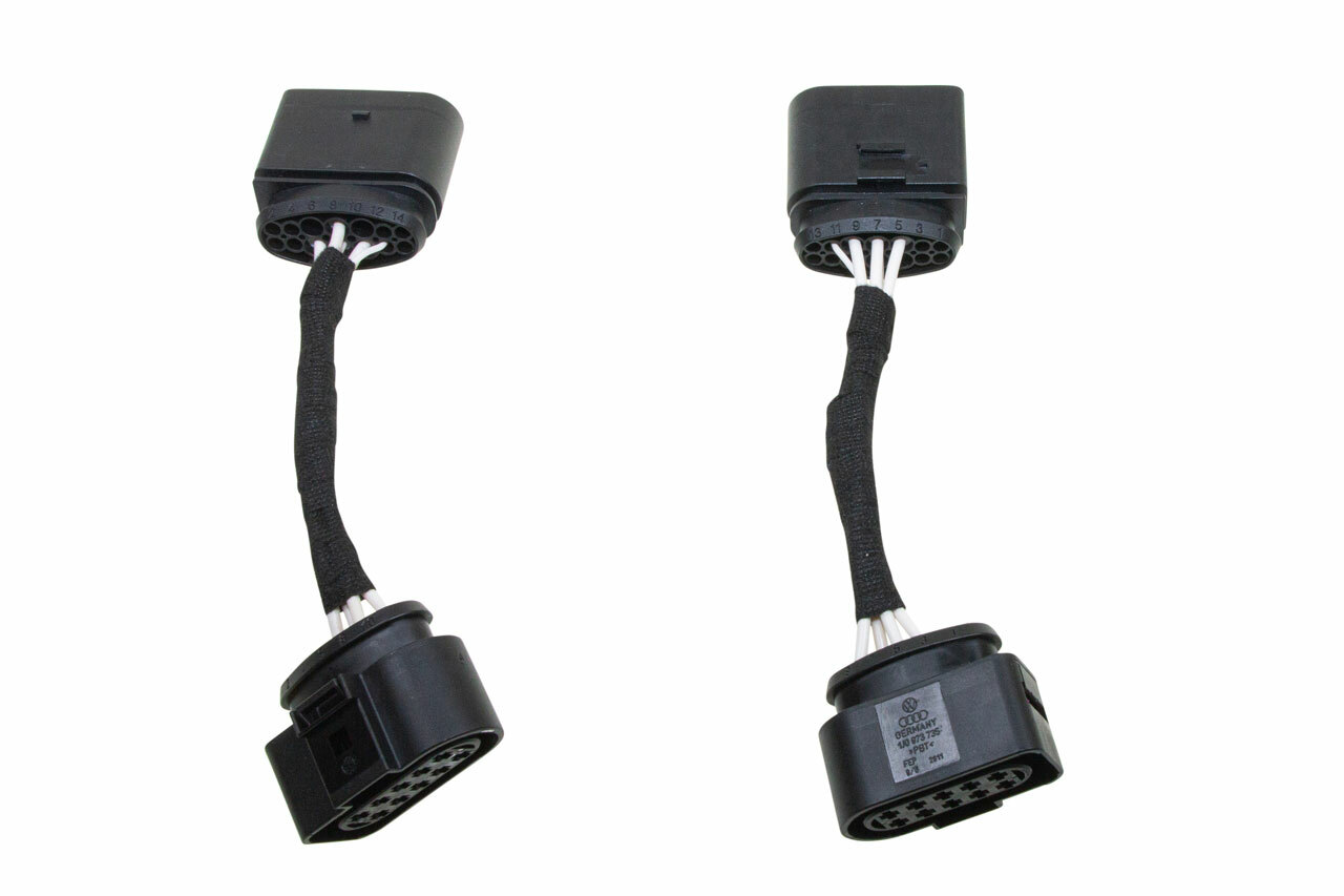 Kufatec 38488 - Adapter - LED Kennzeichenbeleuchtung (2 Stück / VW Golf /  Passat / Eos / Seat Leon)