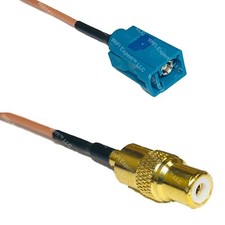 RG316 Fakra Z Female to RCA FEMALE RF Cable Rapid-SHIP LOT
