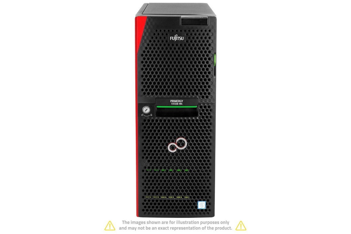 富士通 PRIMERGY TX1330 M4 Xeon E-2134 3.5GHz 8GB 2TBx2台