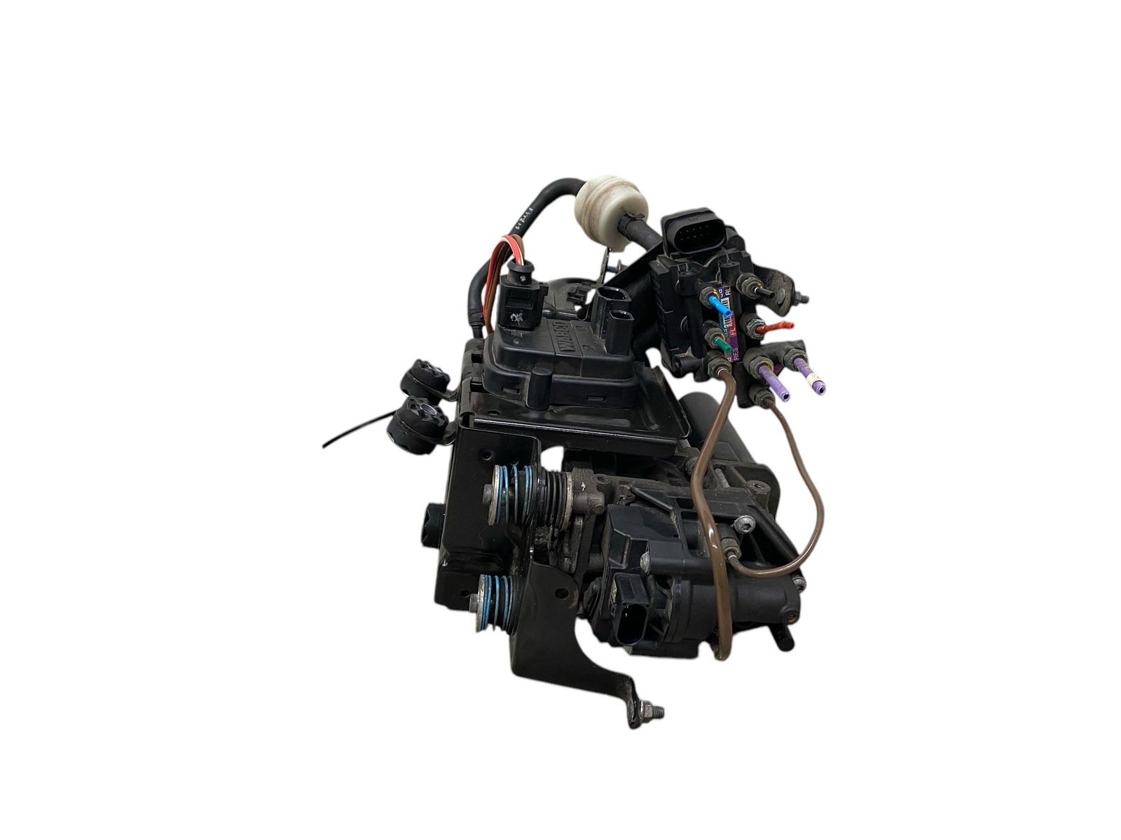 2016-2020 BENTLEY BENTAYGA AIR RIDE SUSP COMPRESSOR W/ AIR CONTROL VALVE BLOCK