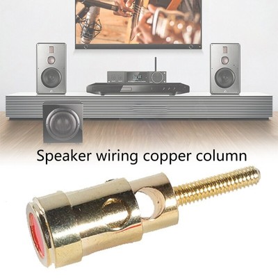 1 Pair Speakers Binding Post Wire Connection Terminals Set for Easily Connection