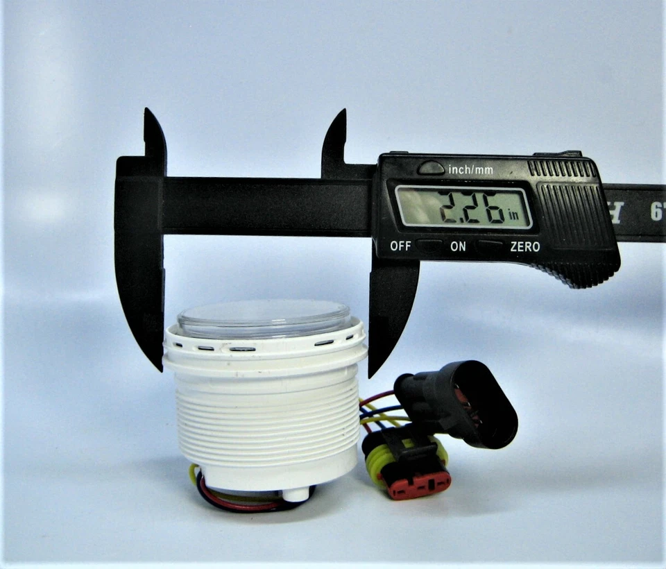 Volvo Penta 874932 *OEM* ~NEW~ Marine 2.25" White 0-100 PSI Oil Pressure Gauge - Image 4 of 4