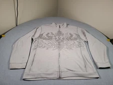 XG Extreme Sweatshirt Mens Large VIRIBUS UNITIS Full Zip Affliction Style Jacket