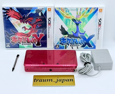 3DS ポケットモンスター Y Pokemon Y (Nintendo 3DS, 2013) Scizor Variant CIB Complete