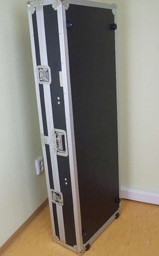 Konsole Road Tisch f. 2 Turntable + 19" Mixer + Laptopablage Digital DJ Case NEU - Picture 12 of 12