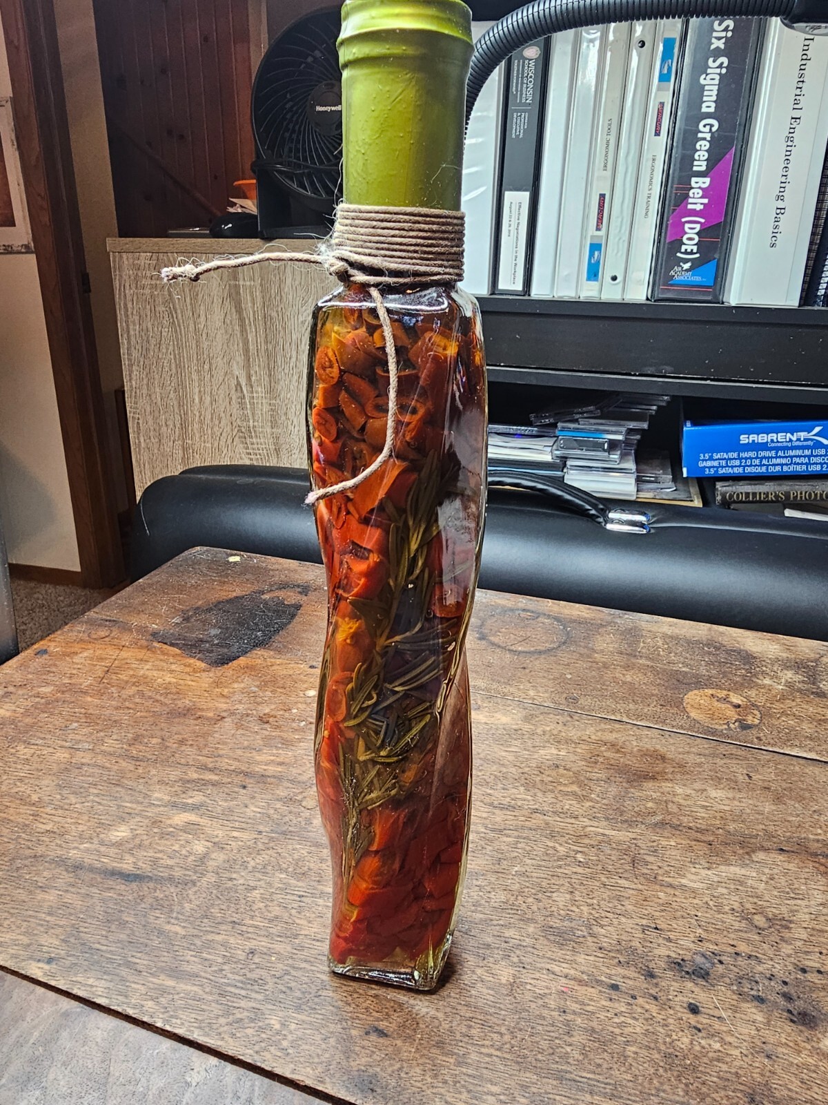 Oil Vinegar Infused Decorative Kitchen Glass Bottle 14" eBay