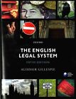 The English Legal System by Alisdair Gillespie (Paperback, 2015)
