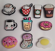 10 pcs. Food Shoe Charms For Crocs