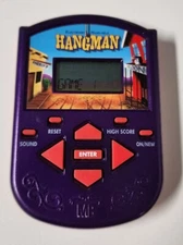Hangman Electronic Handheld Travel Game Milton Bradley 2002 Tested Works 