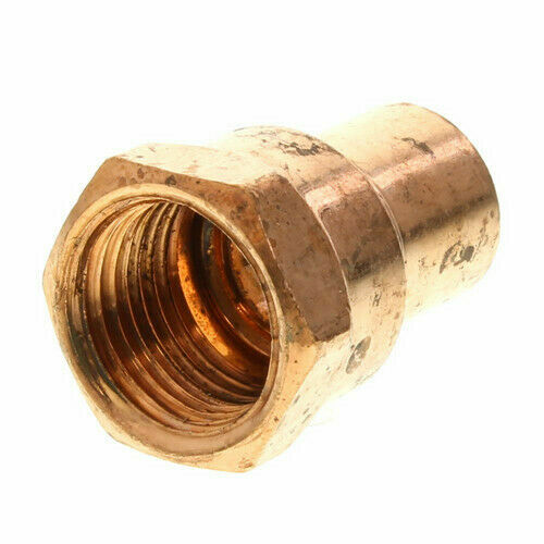 1" inch Copper Female Pipe Threaded Sweat Solder x FPT Adapter C x F
