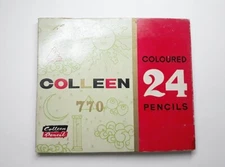 Vtg COLLEEN Polycolour ▪️770▪️ COLOURED PENCILS { 24 Ct } 🔸 Japan