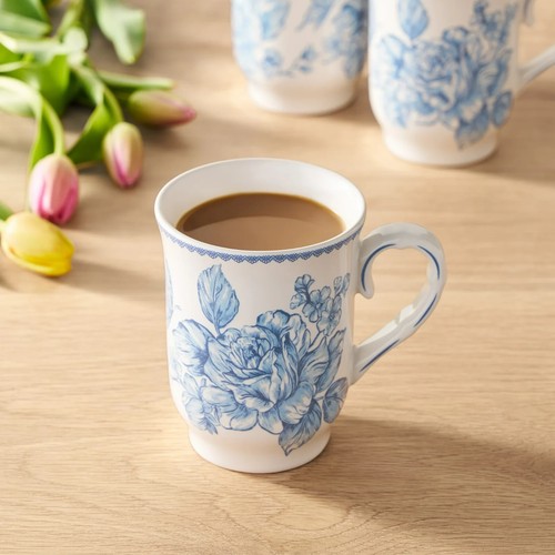 Pioneer Mujer Agatha Floral Plato de Cena Plato de Ensalada Cereal Tazón Taza Azul*Tú eliges - Imagen 32 de 36