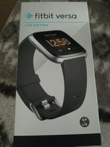 fitbit versa lite charcoal