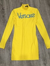 RARE Womens Versace Logo Dress