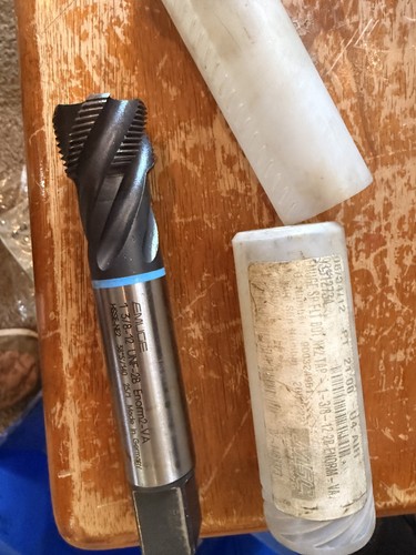 NICE Emuge Bottoming Tap 5 Spiral Flute # enorm2-va 1-3/8 12 / UNF-2B HSSE