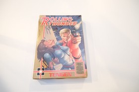 Rolling Thunder (Nintendo NES, 1989) CIB Complete with Box and Manual