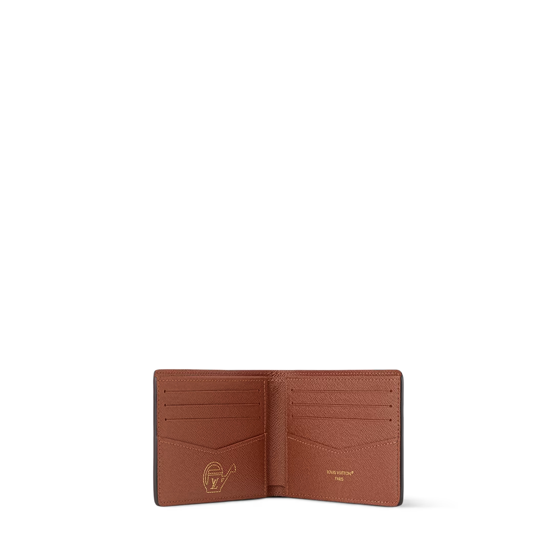 NEW Louis Vuitton Monogram Slender Wallet Leather Brown M27547