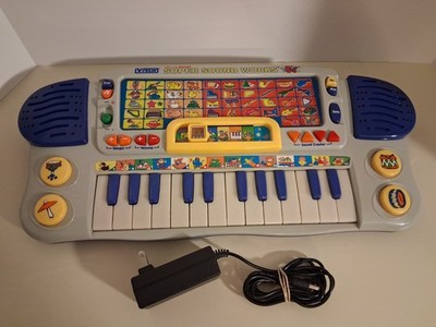 Vtech Little Smart Super Sounds Works Vintage Musical Keyboard Working With Cord