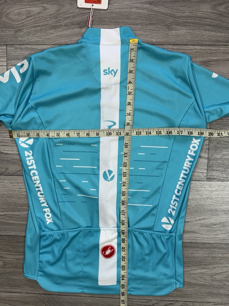 Castelli Podio Team Sky UCI World Tour Jersey Cycling Shirt Short