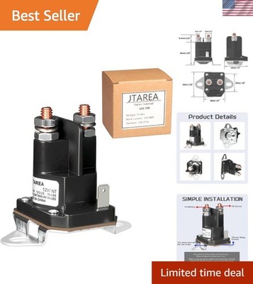 Starter Solenoid 12V 3 Terminals for Husqvarna Z CZ EZ IZ Series Lawn Mower