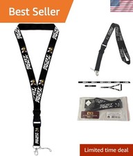 Dodge Scat-Pack Die-Cut Metal Key Chain with Printed Logo Lanyard