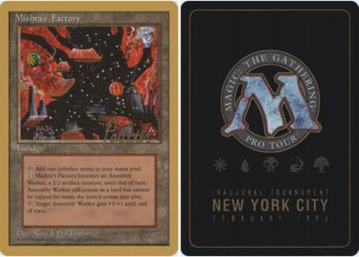 Mishra's Factory - Preston Poulter - 1996 ~ Near Mint Pro Tour G MTG Magic Ultim