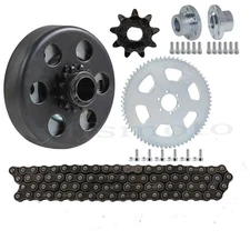 35# 12T 20mm Bore Centrifugal Clutch/Sprocket/Chain for Go Kart Carts 4 Wheelers