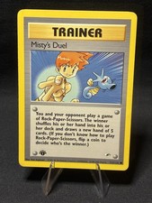 Misty's Duel 123/132 Gym Heroes 1st Edition on eBay