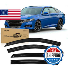 Nilight Window Rain Guards for Honda Accord 2018 2019 2020 2021 2022 2023, Windo