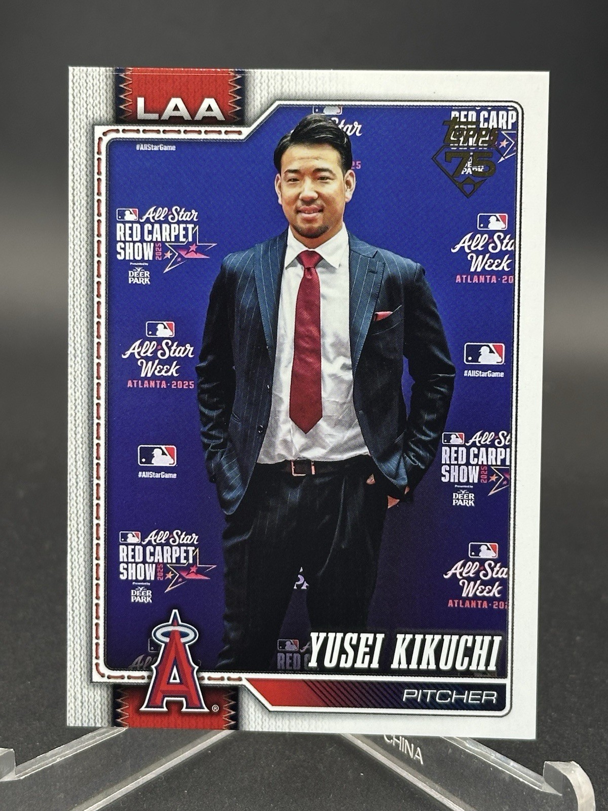 Yusei Kikuchi 2026 Topps Series 1 Golden Mirror SSP #173 Los Angeles Angels CK1