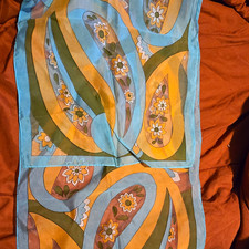 Vintage Scarfy Sheer Scarf Tags Still Attched