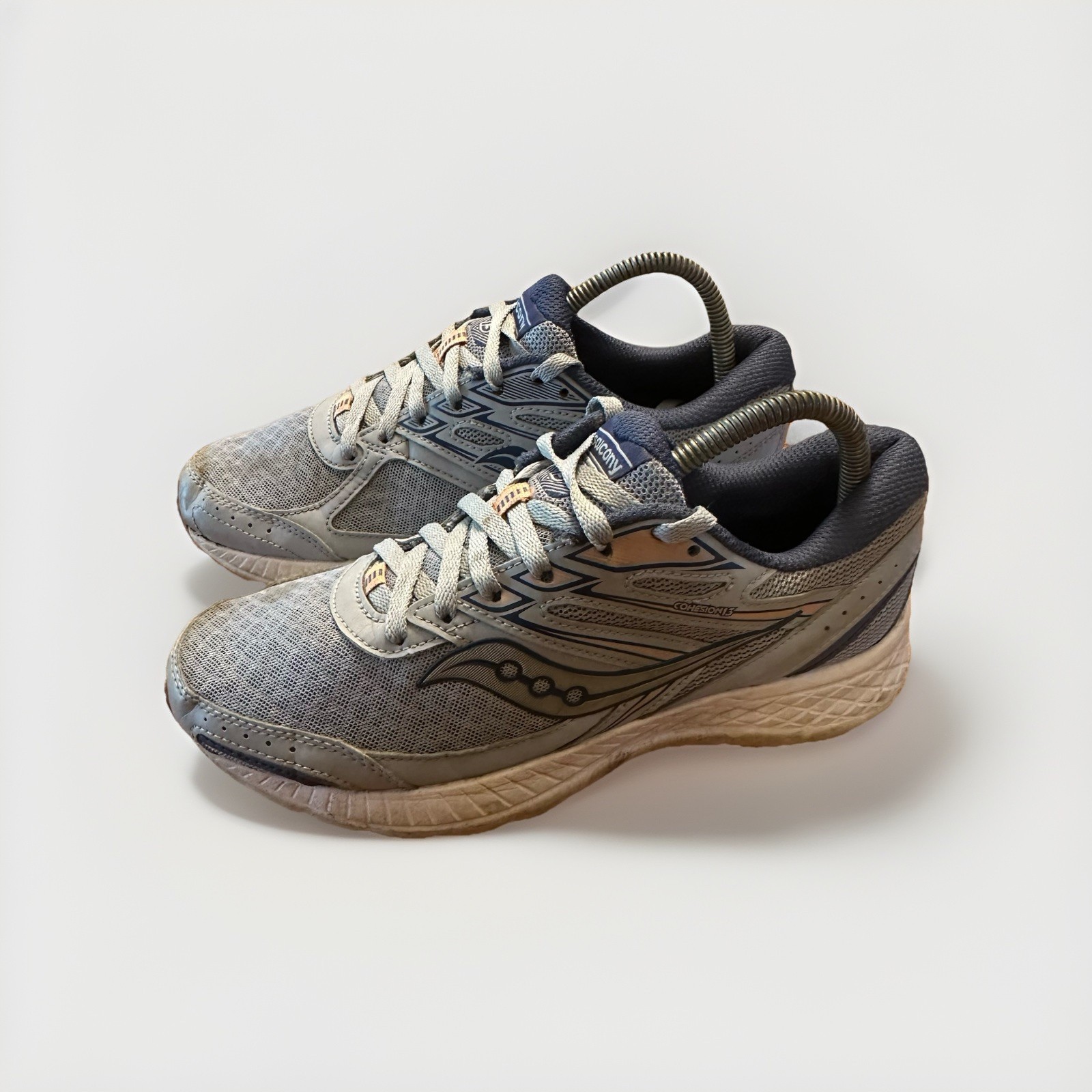 Saucony Cohesion 13 Women's Size 8.5 Running Sneakers Triple Blue And White