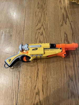 NERF N-Strike BARREL BREAK IX-2 Shotgun Blaster Gun Yellow 2009