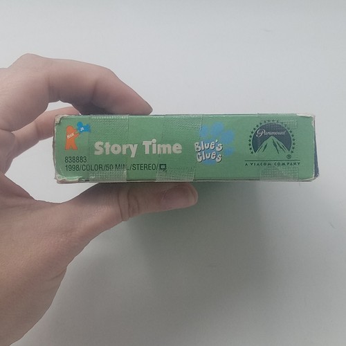 Blues Clues Lot Story Time & Blue’s Big Musical Adventure VHS Nick Jr  - Foto 14 di 18